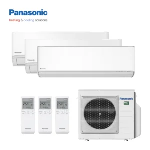Panasonic multi-split airco CU-3Z68TBE wandunits Etherea CS-Z35ZKEW + 2x CS-TZ20ZKEW