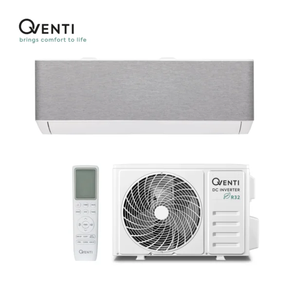 Qventi Design wandmodel airco Flex Design 9 antraciet 2,6kW