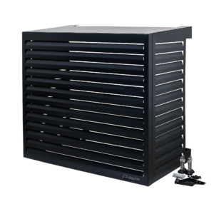 Qventi - airco omkasting antraciet - Large (115 x 130 x 65 cm)