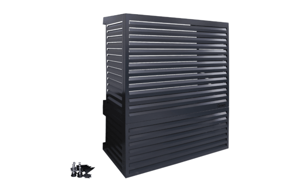Qventi - airco omkasting antraciet - Extra Large (125 x 150 x 75 cm)