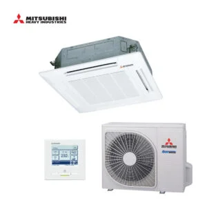 Mitsubishi cassette airco FDT60VH + SRC60ZSX-W 6,0kW | groot model (90x90)