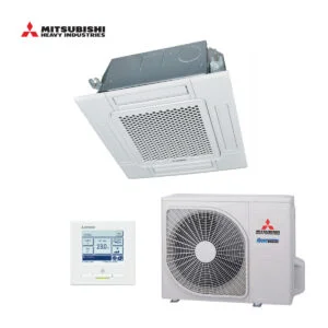 Mitsubishi cassette airco FDTC50VH + SRC50ZSX-W 5,0kW | klein model (60x60)