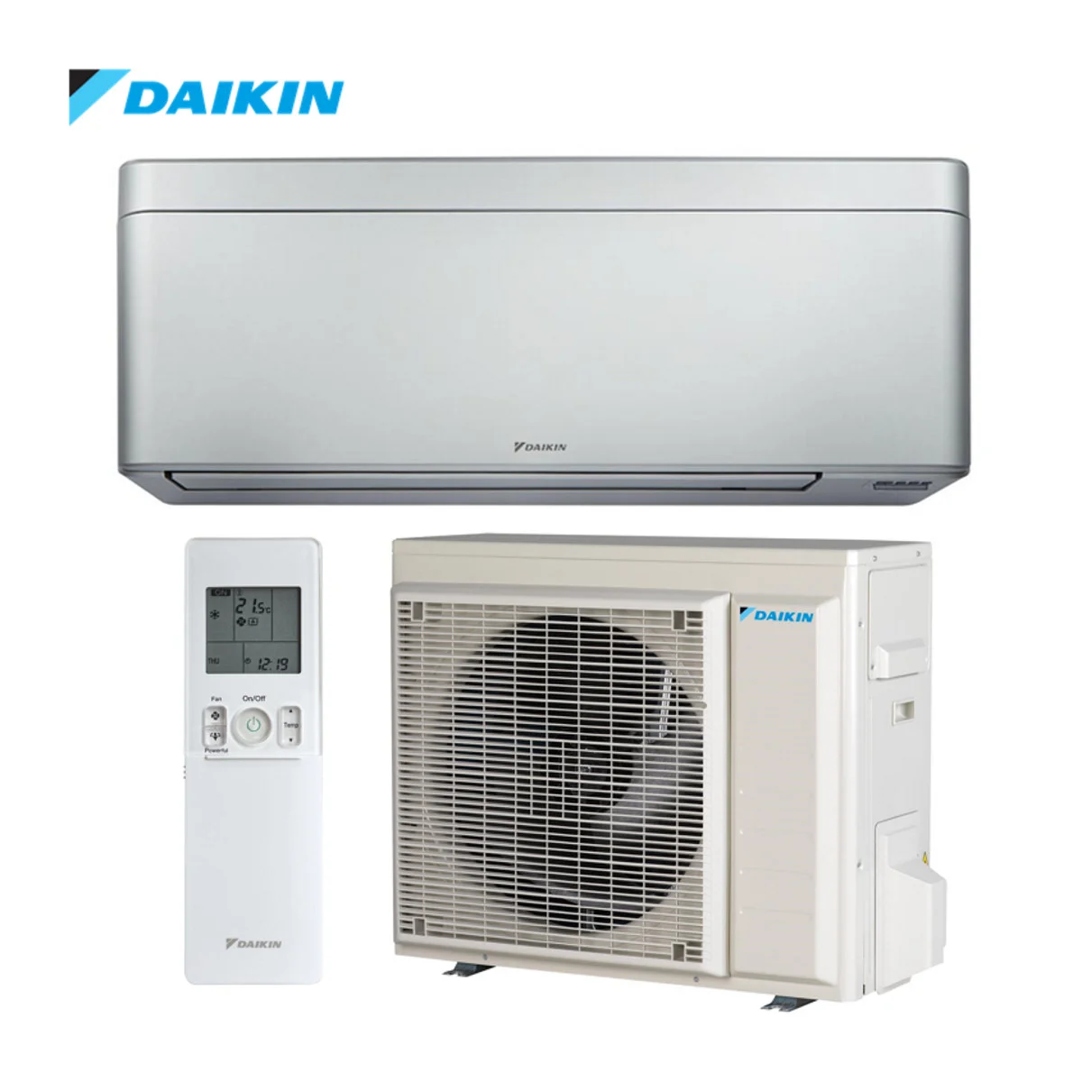 Daikin Stylish wandmodel airco FTXA50CS + RXA50B 5,0kW zilver