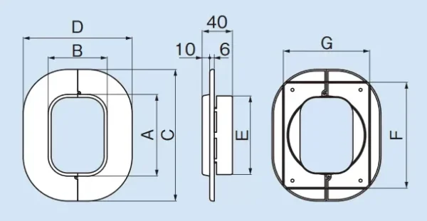 Inaba_Denko_SWC_muurrozet_afmetingen