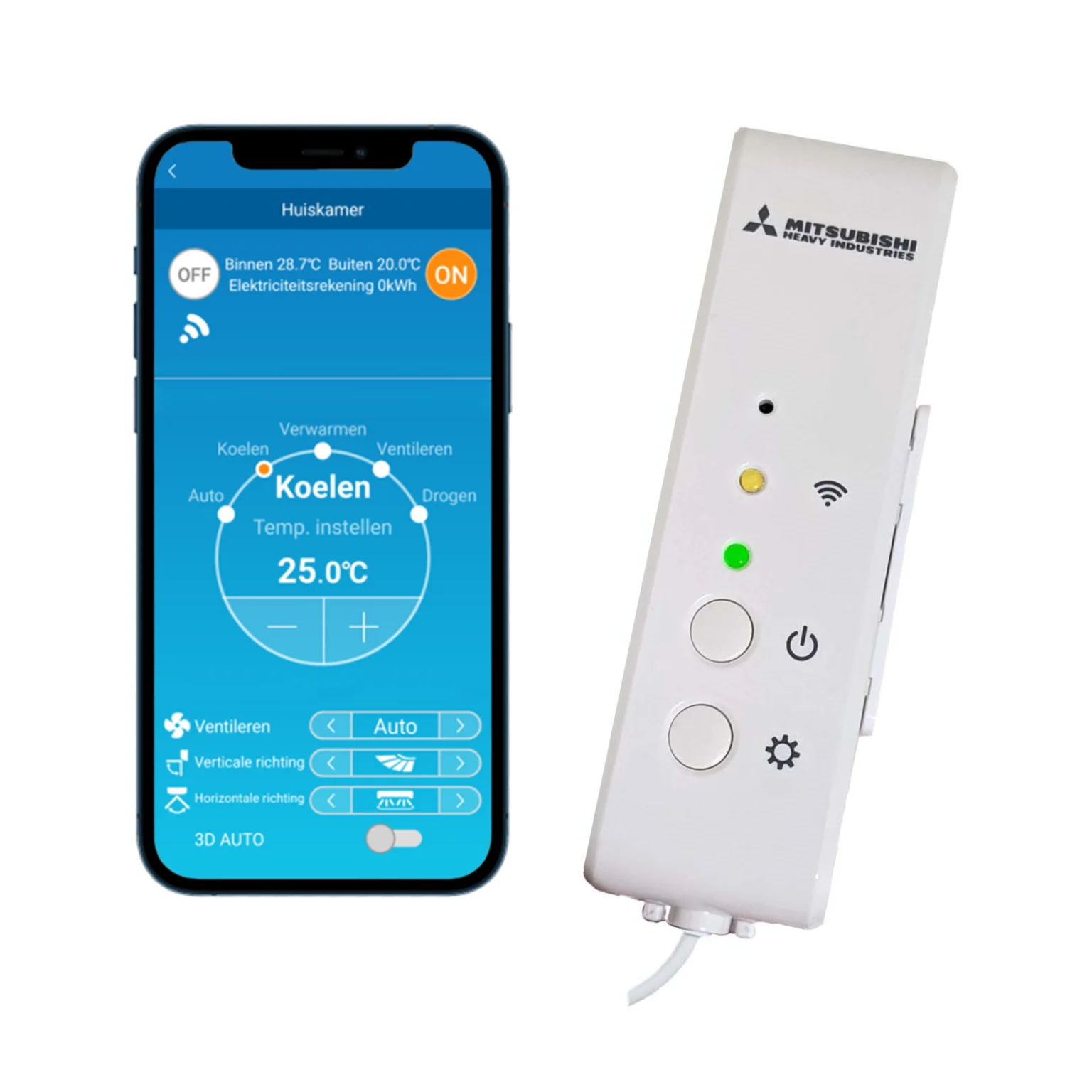 Mitsubishi Heavy Industries Wifi module WFRAC online interface (t.b.v. SRK en SRF