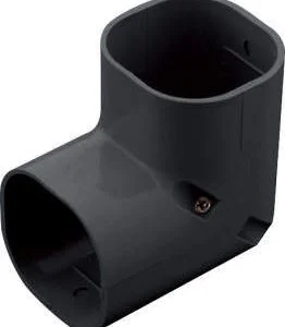 Inaba Denko SC-77-K lange stijgende bocht 90° - Zwart