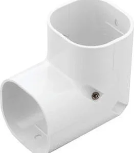 Inaba Denko SC-77-W lange stijgende bocht 90° - Wit