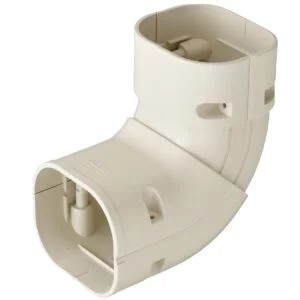 Inaba Denko SCS-100-I verstelbare stijgende bocht 45-90° - Ivoor