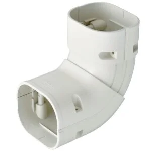 Inaba Denko SCS-100-W verstelbare stijgende bocht 45-90° - Wit