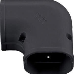 Inaba Denko SK-140-K lange platte bocht 90° - Zwart