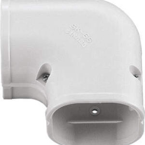 Inaba Denko SK-100-W lange platte bocht 90° - Wit