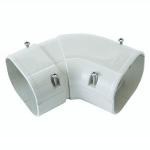 Inaba Denko SKS-100-W verstelbare platte bocht 45-90° - Wit