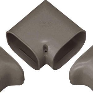 Inaba Denko SN-77-B gedraaide bocht 90° - Bruin