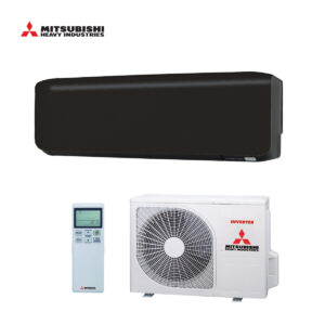 Mitsubishi wandmodel airco SRK50ZS-WFBB + SRC50ZS-W 5,0kW mat zwart (RAL9005)