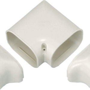 Inaba Denko SN-77-I gedraaide bocht 90° - Ivoor